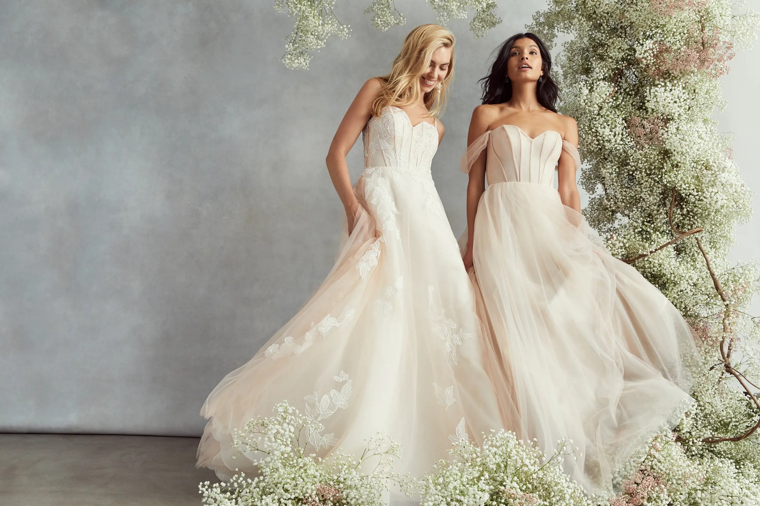 12 BLUSH WEDDING DRESSES YOU NEED TO SEE Image