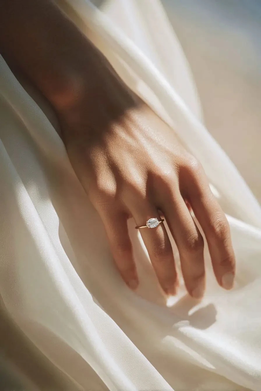 Gabriella Brooks Just Made the Case for a Vintage-Inspired Engagement Ring. Mobile Image