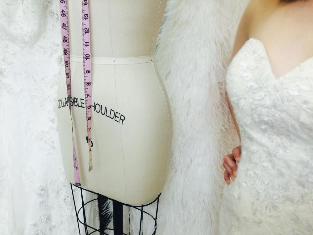 Wedding gown alterations...what to expect Image