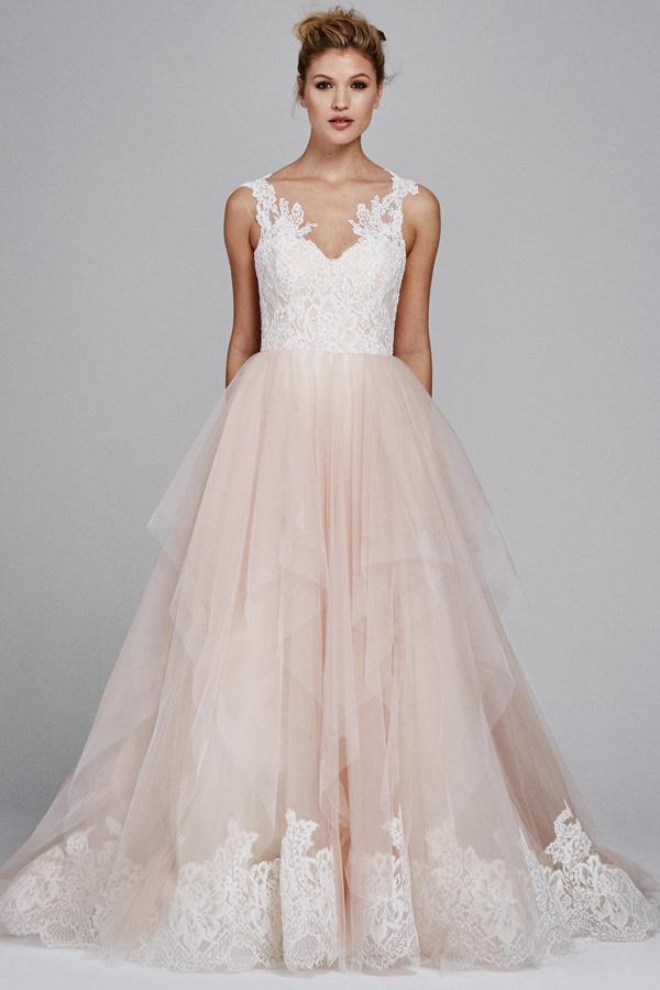 Pink Wedding Dresses You&#39;ll Love Image