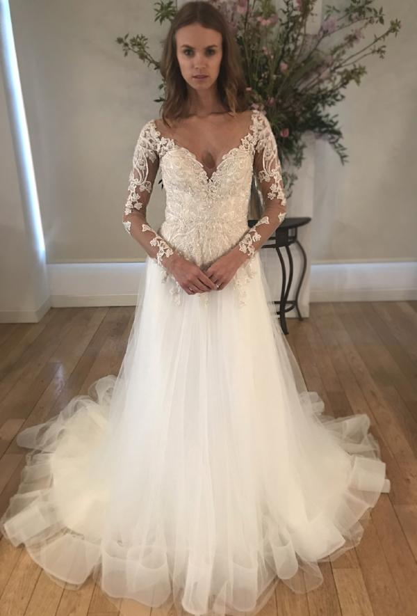 wedding dress with long sleeves
