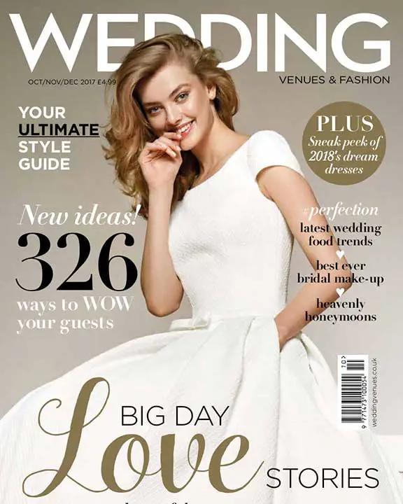 WEDDING VENUES & FASHION MAGAZINE Magazine cover